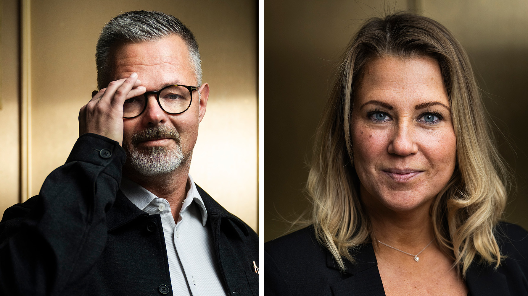Peter Olsson, Ellinor Haglander. Foto: Simon Eliasson