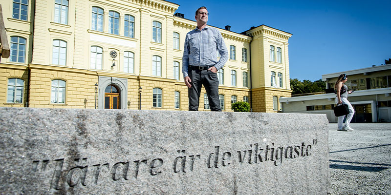 Malmö Latins rektor Fredrik Hemmensjö. Foto: Christian Örnberg